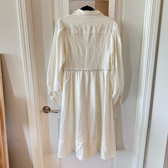 En Saison THE YACHT DAY DRESS Size Medium Color White - Picture 4 of 4